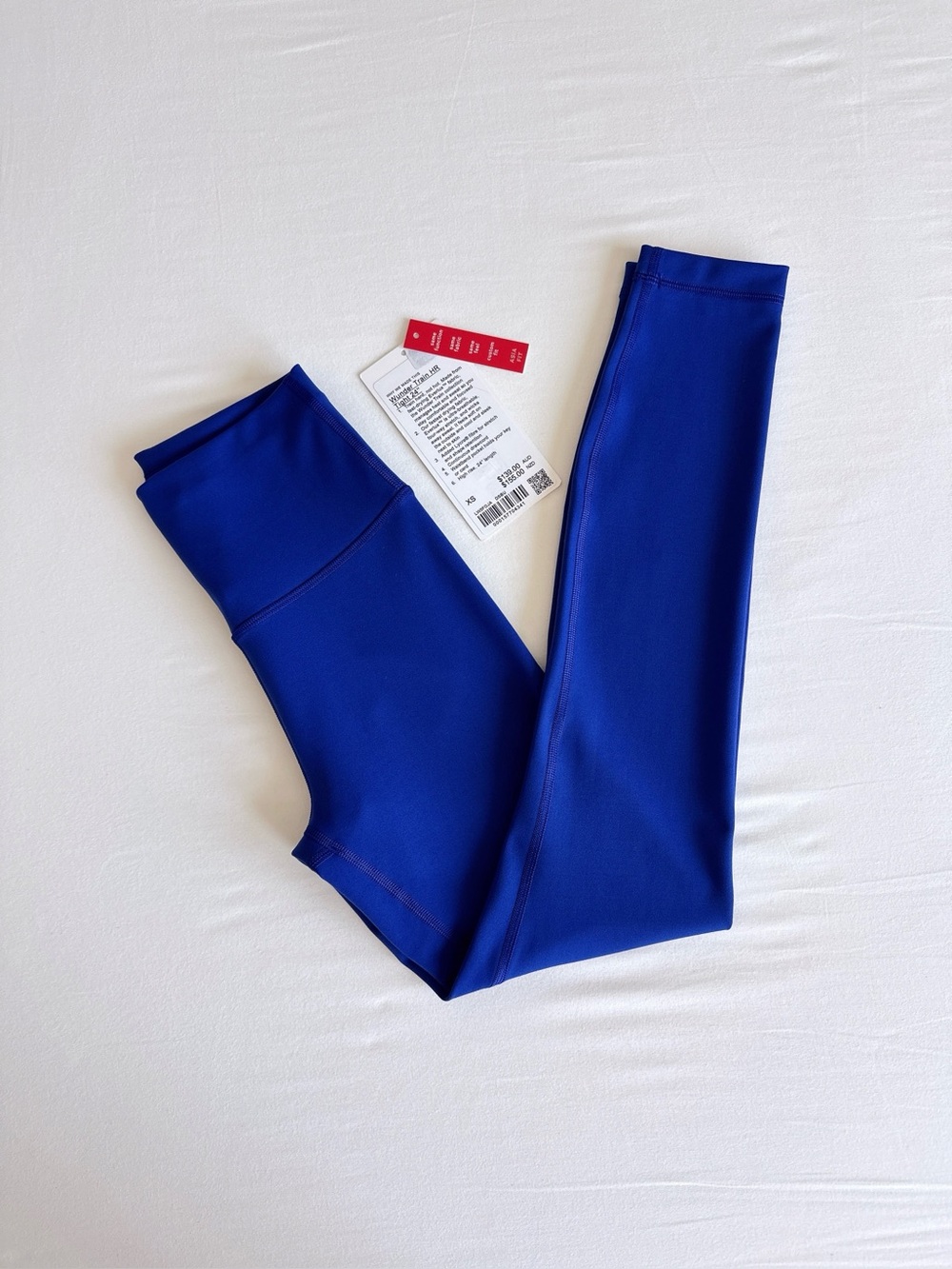 lululemon Wunder Train High-Rise Tight 24" Asia Fit Size XS Deep Sea Blue NWOT